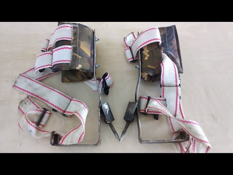 Гаффы для лазания по деревьям своими руками , 1 часть . Скоро за чагой .