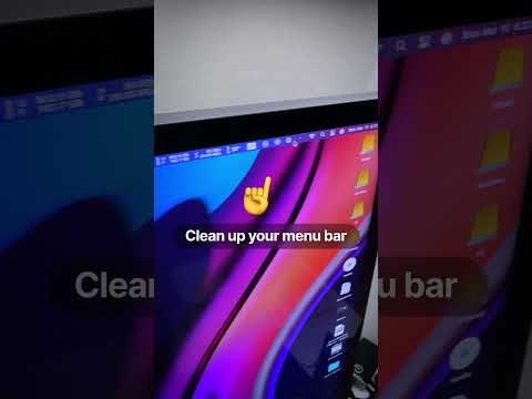 Clean up your Mac's Menu Bar 🧼🤩 #apple #mac #apps