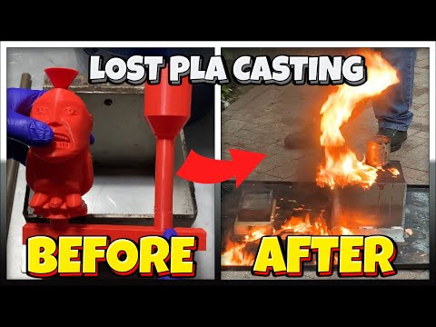 Lost PLA Casting Goes Horribly Wrong! - Indiana Jones - Fertility Idol - Nordic Gold - Ingot Joe