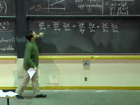 Lec 15: Partial differential equations; review | MIT 18.02 Multivariable Calculus, Fall 2007