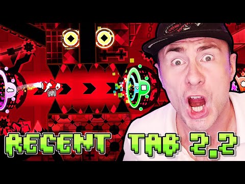 I BEAT TARTARUS in the RECENT TAB - Geometry Dash 2.2 100 Life Challenge