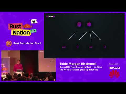 SurrealDB: from Golang to Rust — building the world’s fastest-growing db - Tobie Morgan Hitchcock