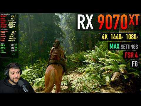 RX 9070 XT - The Last of Us Part 2 Remastered - I finally got this GPU!