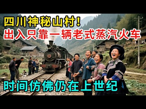 四川南部的小山村，位于山谷之中，村民出入只能依靠一辆老式蒸汽火车，时间仿佛仍在上世纪 #纪录片 #绿野中国