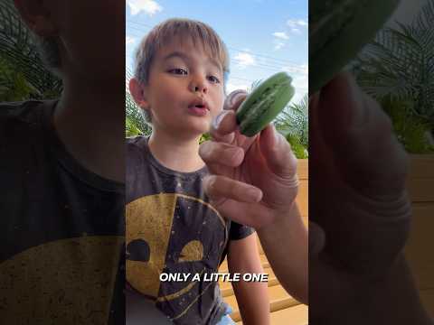 Lime Pineapple Macaron #shorts