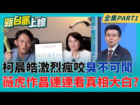 王鴻薇慣老闆作風意外幫破案? 柯晨皓激烈瘋咬"案外案連連看"真相完整浮現? "薇虎作昌"不是說說而已? 如藍色蜘蛛網般錯綜複雜?｜李正皓 主持｜【新台派上線 PART1】20251009｜三立新聞台