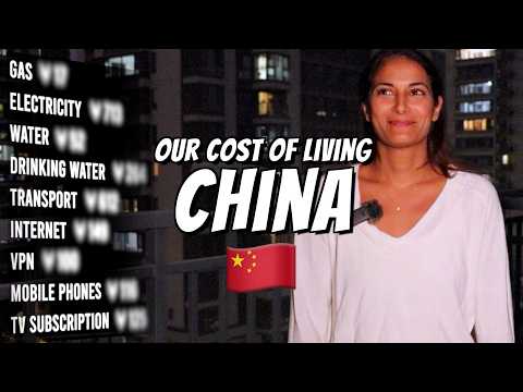 Our cost of living in China 🇨🇳 All our utility bills revealed