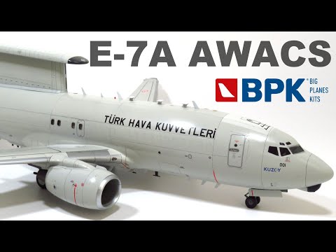 BUILDING BOEING E 7T WEDGETAIL - B737 / BIG PLANES KITS / 1/72 SCALE AIRCRAFT MODEL