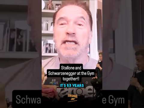 Stallone and Schwarzenegger in the Gym together....