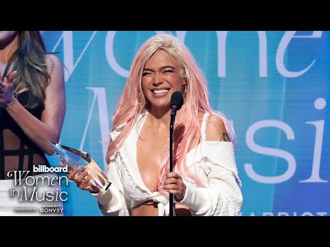 Karol G Accepts The Woman Of The Year Award | Billboard Women In Music 2024