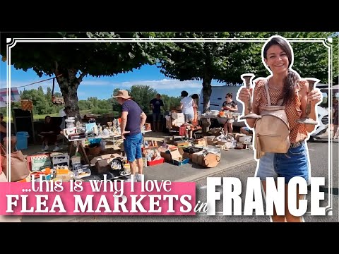 BIGGEST FLEA MARKET in France?!? | We found amazing vintage pieces! + HAUL