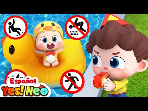 Seguridad en la Piscina | Yes! Neo | Canciones Infantiles | BabyBus en Español