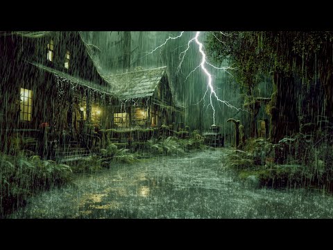 HEAVY RAIN AND THUNDER SOUNDS - DEEP SLEEP | Thunderstorm for Sleeping - Rain Sound Comfort #2