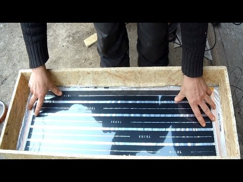 КАК СДЕЛАТЬ  БОКС  ДЛЯ РАССАДЫ С ПОДОГРЕВОМ