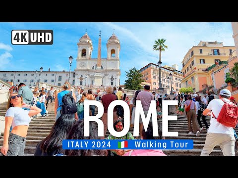 ROME Walking Tour ๐ฎ๐น ITALY 2024 - "Walk in ROME and Fall in LOVE" (4K60 w/Captions)