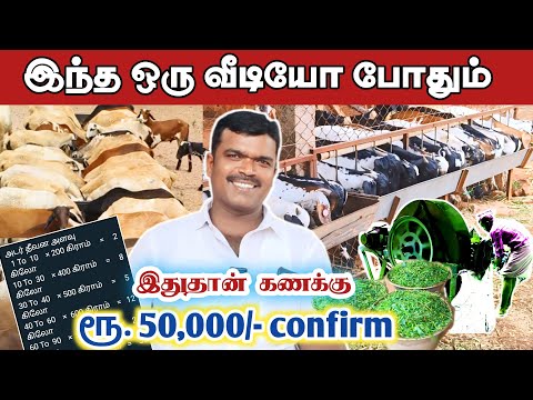 5 ஆடுகளில் ஆரம்பித்த பண்ணை  | untold secrets | லட்சங்களில் வருமானம்
