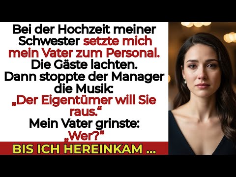 Meine Familie ließ mich bei der Hochzeit beim Personal sitzen… bis der Chef auftauchte.