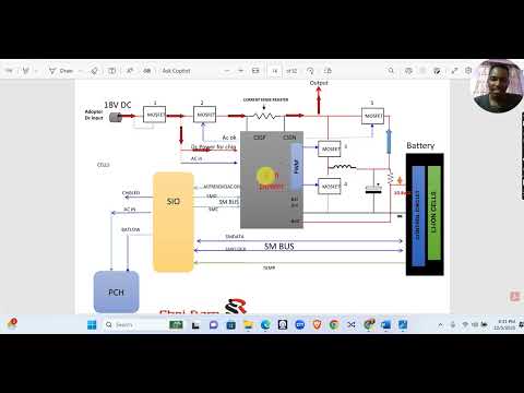 VOLTAGE INPUT AND CHARGING CIRCUIT, CHARGING SYSTEM IN LAPTOP. #schematics #subscribe #share #like