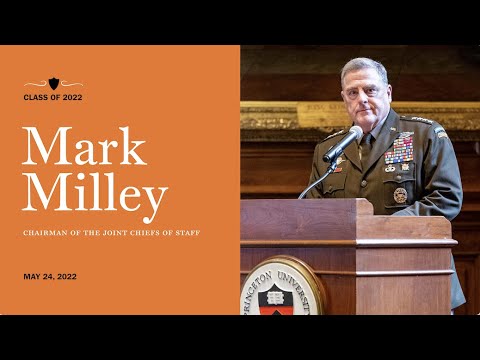 Gen. Mark A. Milley speaks at Princeton's ROTC Commissioning