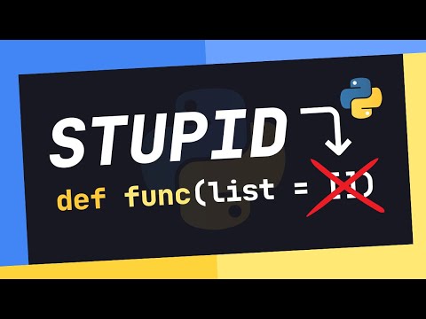 AVOID Making "THIS Stupid Mistake" In Python (It's bad)