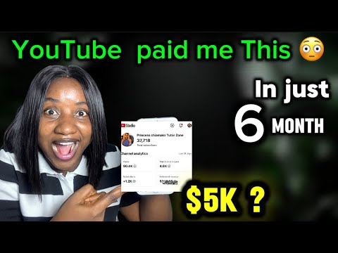 YouTube Paid Me THIS in Just 6 Months😳… I Was Shocked💃 