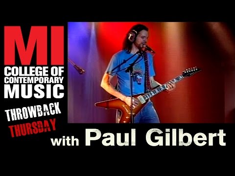 Paul Gilbert Throwback Thursday From the MI Vault 12-6-07