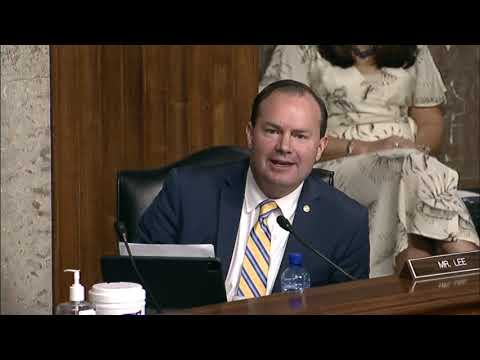 Sen. Lee questions ATF nominee David Chipman about past statements.