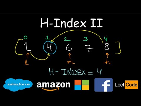 H Index II | Binary search | Leetcode #275
