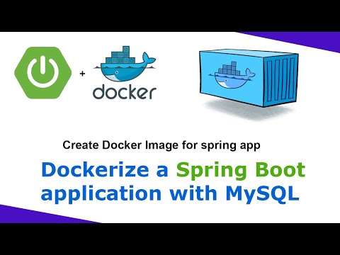 Dockerize Spring Boot Application | Create docker image for spring boot w MySQL | Docker - Part 1