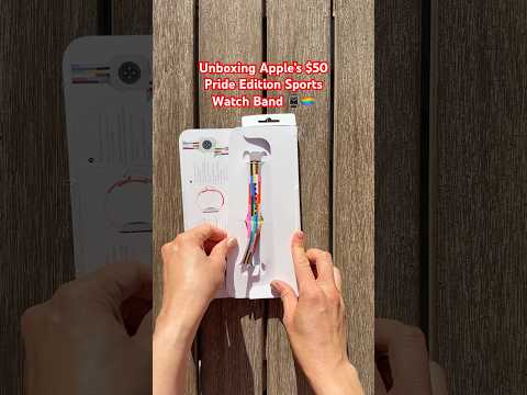 Unboxing Apple's $50 Pride Edition Sport Watch Band