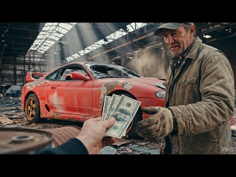 ASMR Car Restoration Full Rebuild of Toyota Supra Mk IV 1994 from Abandoned Condition to Looking New