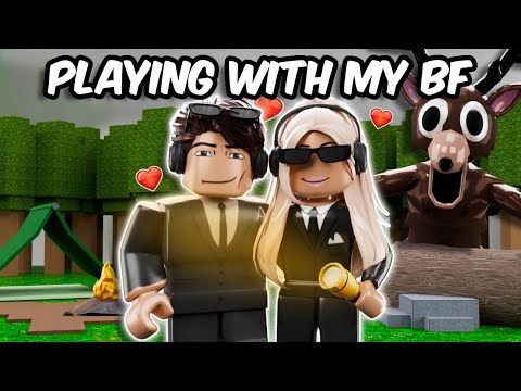 TEACHING My BOYFRIEND To Survive 99 NIGHTS IN THE FOREST