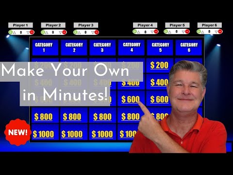Create an Interactive Jeopardy Game in PowerPoint!