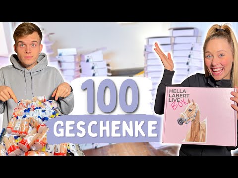 Wir packen 100 GESCHENKE!!!