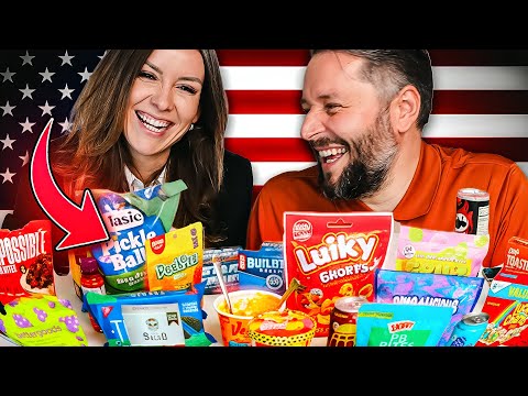 Wir testen AMERIKANISCHE LEBENSMITTEL | mit meiner Schwester