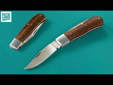 How to make Stunning Folding Pocket Knife - with a Master Smith