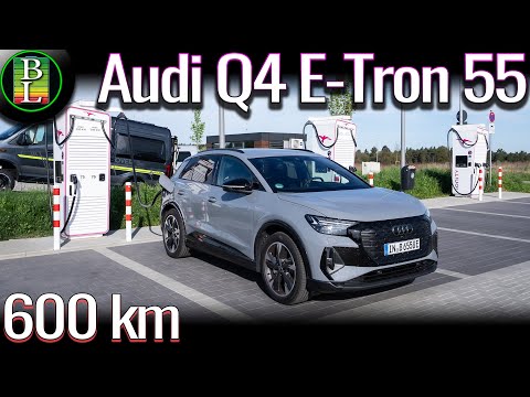 How is the Audi Q4 E-Tron 55 quattro on a long distance trip?