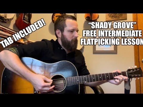 “Shady Grove” in Dm - FREE Intermediate Flatpicking Lesson With Tab
