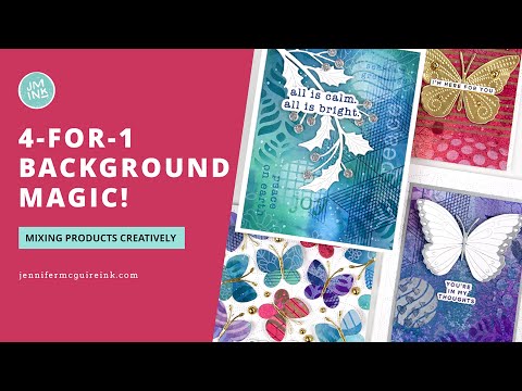 4-For-1 Background Magic! [A Crafty Episode]