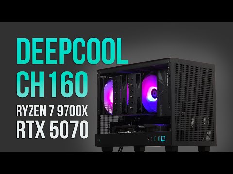 Deepcool CH160 Mini ITX Compact Gaming Build | Ryzen 7 9700X | RTX 5070