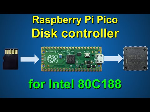 Raspberry Pi Pico disk controller for Intel 80188