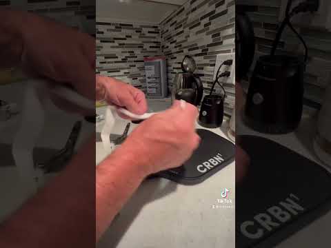 Unboxing and setting up my new CRBN1 paddle. #pickleball #pickleballislife #unboxing
