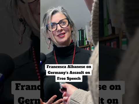 Francesca Albanese on Germany's Assault on Free Speech