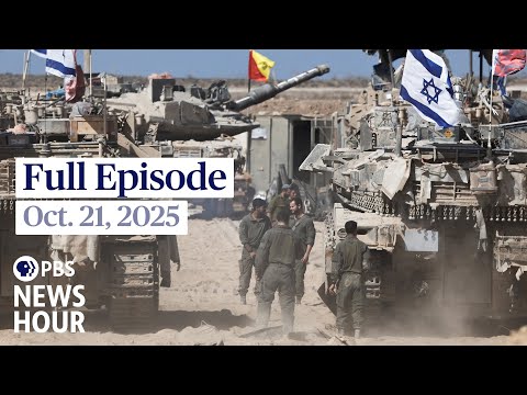 PBS News Hour West live episode, Oct. 21, 2025