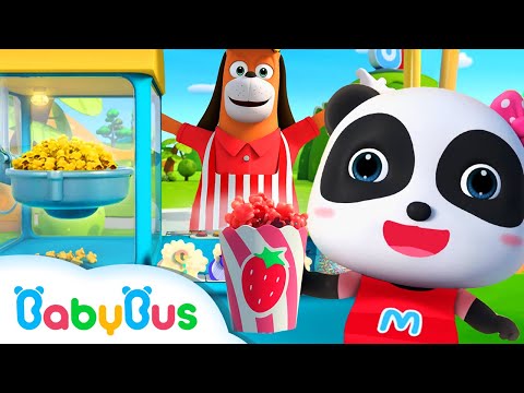 Popcorn delicios 🍿 Învățăm culorile și fructele | Cântece BabyBus în română