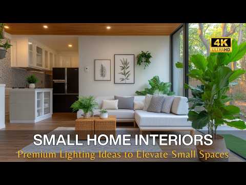 High-End Small Home Interiors: Premium Lighting, Statement Colors & Cozy Layouts