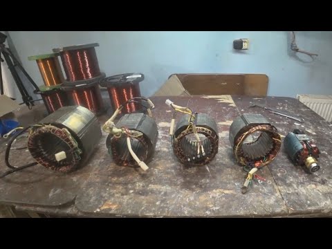 Перемотка статоров от разных бензогенераторов в подробностях.