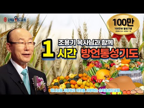 조용기 목사님과 함께 1시간 방언통성기도 #조용기목사님방언기도 #여의도순복음교회 #방언통성기도 #방언기도 #통성기도 #1시간기도