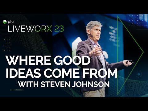 Steven Johnson On Where Good Ideas Come From | LiveWorx 2023 #Keynote