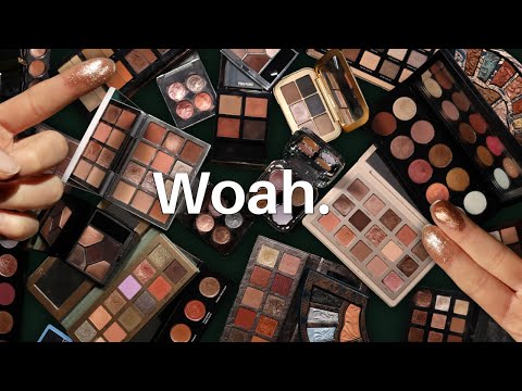 *HUGE* EYESHADOW PALETTE DECLUTTER 2024